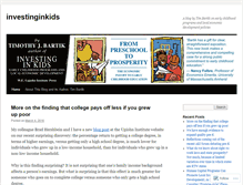 Tablet Screenshot of investinginkids.net